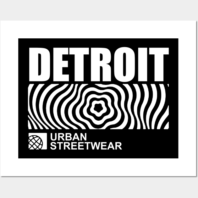 detroit urban streetwear Wall Art by antonimus